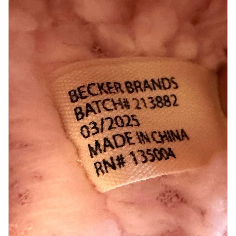 Becker Brands Quilted Vest Kids Pink Blue Excellent Patchwork Sherpa Lined Zip